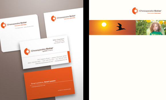 Chesapeake Solar print collateral